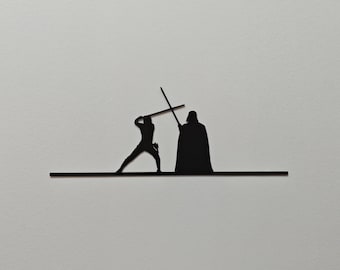 Wall decoration to hang - Star Wars Episode V - The Empire Strikes Back - Industrial style - Laser cut - Made in France
