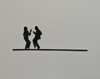 Wall decoration - Pulp Fiction - Industrial style - Laser cut - Made in France