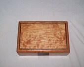 Eye catching Figured Cherry 11 inches x 7 inches x 3 3 4 inches Hand crafted by Jim