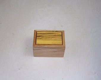 Recipe Box handcrafted from Spalted Maple.