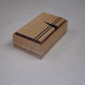 Small Oak box done in the Art Deco Style
