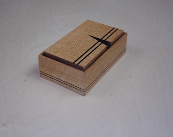 Small Oak box done in the Art Deco Style