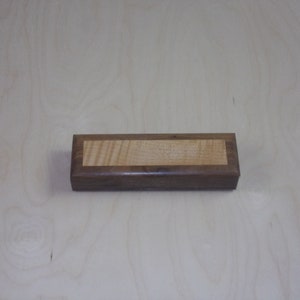Pencil Box made of Walnut  Jewelry Box Watch Box Wood Keepsake Box Handmaid .