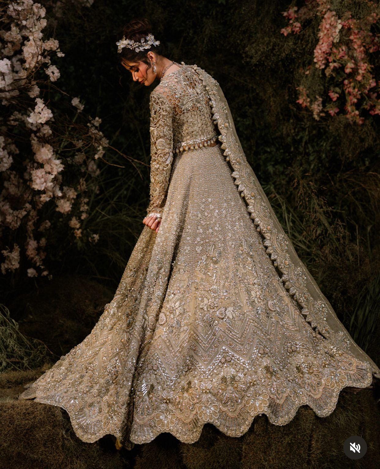 Gold Indian Bridal Dress - Etsy