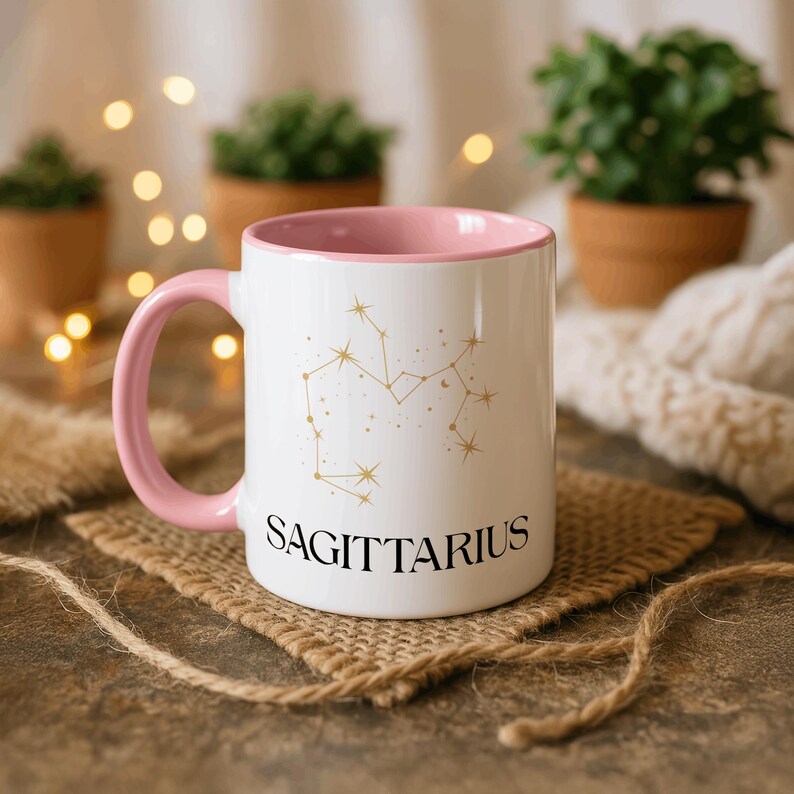 Sagittarius Birthday Mug, Sagittarius Zodiac Gift, Custom Sagittarius Mug, Astrology Mug, Horoscope Mug,Astrology Mug, Gift For Her image 5
