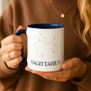 Sagittarius Birthday Mug, Sagittarius Zodiac Gift, Custom Sagittarius Mug, Astrology Mug, Horoscope Mug,Astrology Mug, Gift For Her image 1