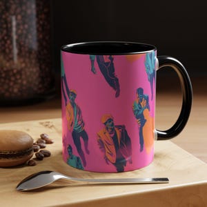 Vibrant Zombie Art Mug – Colorful Coffee Cup, Horror Gift, Spooky Coffee Mug, Monster Drinkware
