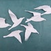 Seagull Wall Art, Beach Decor, 3D Bird Wall Art, White Birds, Nautical Birds, Shorebirds, A Flock of Seagulls