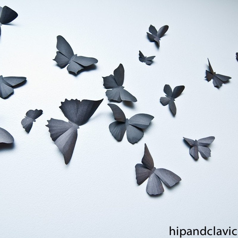 3d Butterfly Wall Art - Etsy