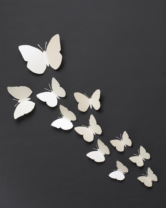 3D Wall Butterflies: 3D Butterfly Wall Art for Modern Home - Etsy
