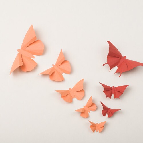 3D Butterfly Wall Decor 3D Wall Butterflies Nursery Decor Etsy