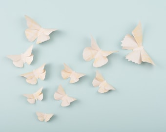 3D Butterfly Wall Art: Sunbeam Paper Butterflies for Wall Decor, Nursery, Children's Room