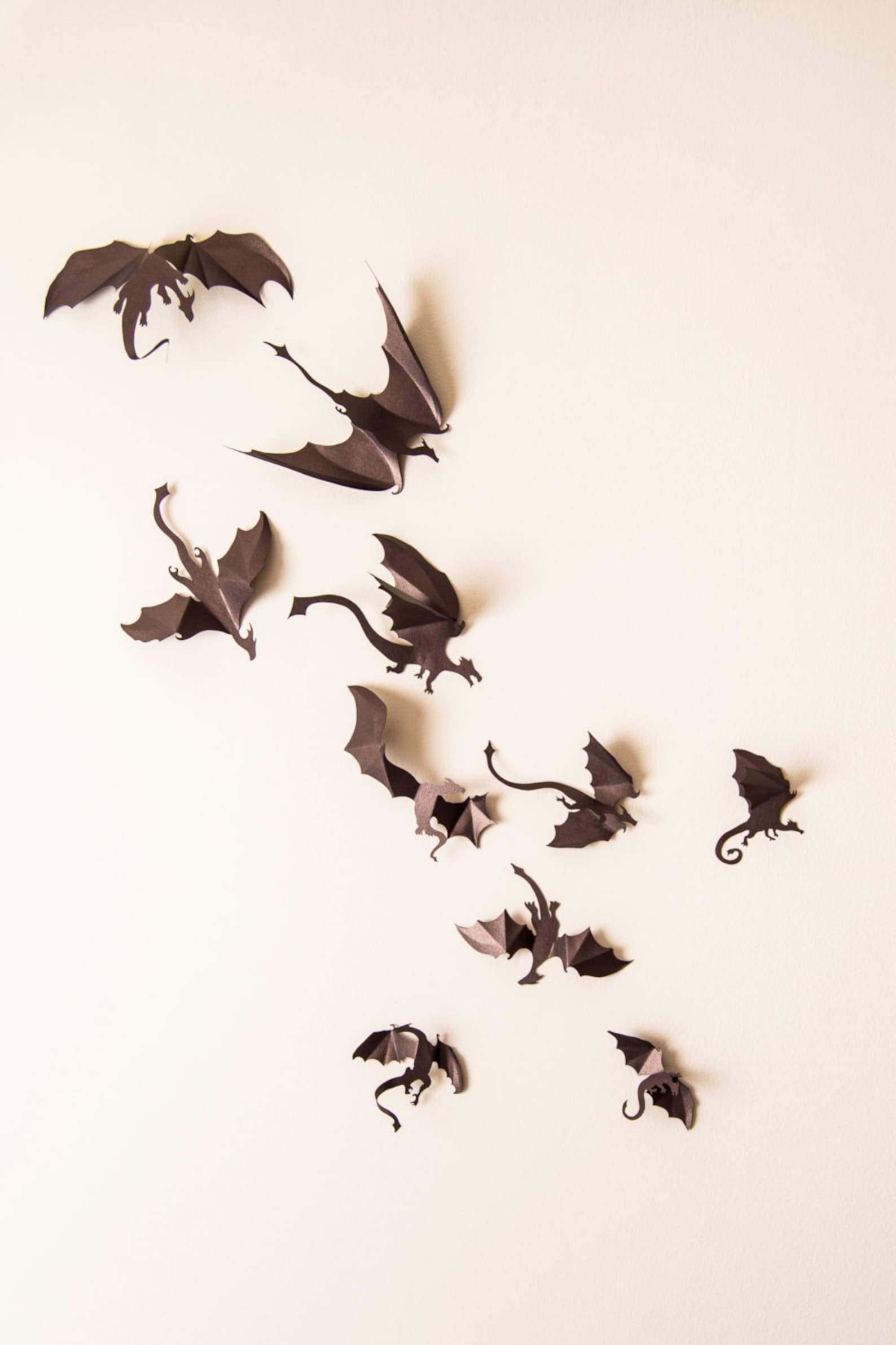 Game of Thrones Gift 3D Dragon Wall Art: Dragon Wall Decals - Etsy