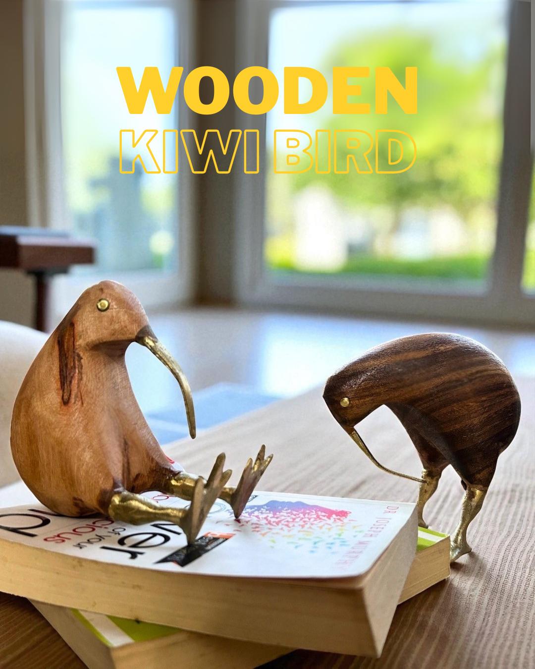 Wooden kiwi bird - Etsy 日本