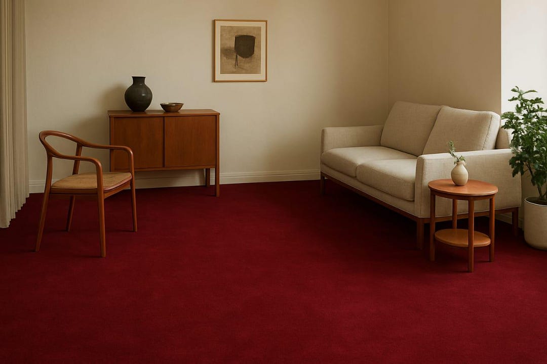 Handmade Wool Carpet – Luxurious Red Carpet Rug | Royal Hall, Elegant ...
