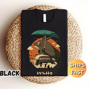 Studio Ghibli Comfort Colors Tee: Totoro, Anime Lover Gift