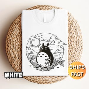 Studio Ghibli Comfort Colors Tee: Totoro, Anime Lover Gift