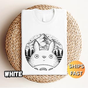 Studio Ghibli Comfort Colors Tee: Totoro, Anime Lover Gift