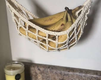 Crocheted Fruit Hammock - Cream