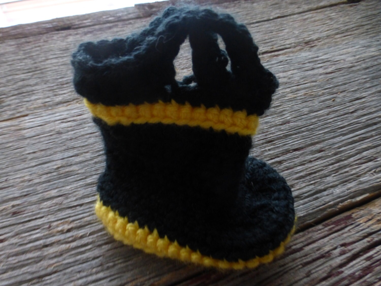 Crocheted Baby Firefighter Boots Crocheted Baby Booties Etsy