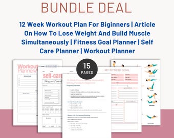 Burn Fat & Attain Your Dream Physique With this Beginner 12 Week Detailed, Easy To Follow, Bodyweight Workout Program Made For Women.