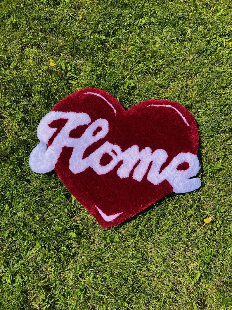 Red Heart Rug Patterns Red Heart Rug - Etsy
