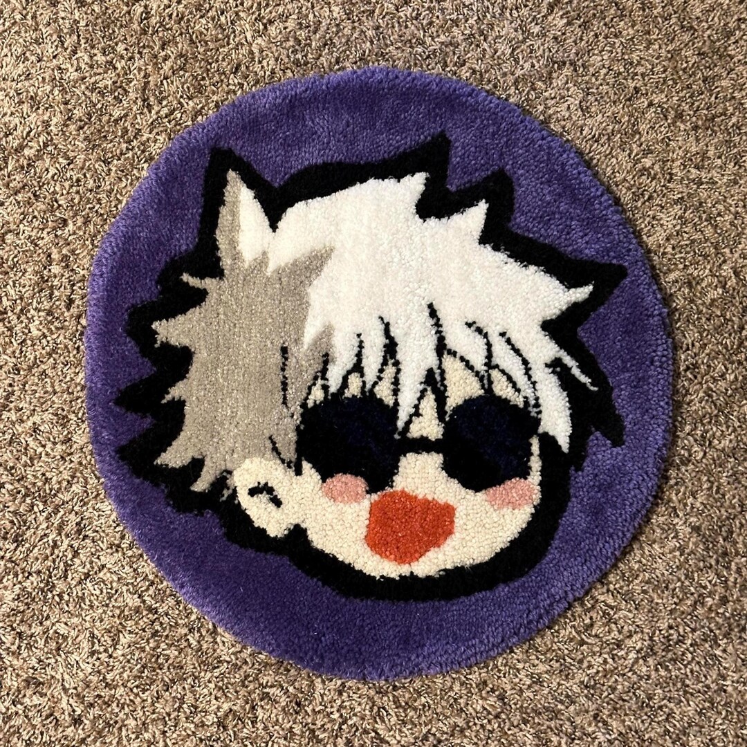 Jujustu Kaisen Gojo Tufted Rug - Etsy