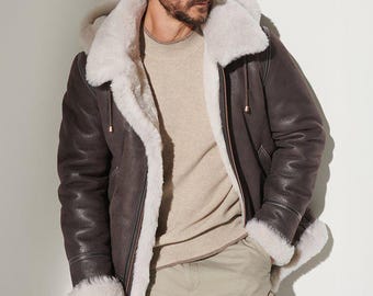 Vintage Emporio Armani Shearling Jacket - Etsy