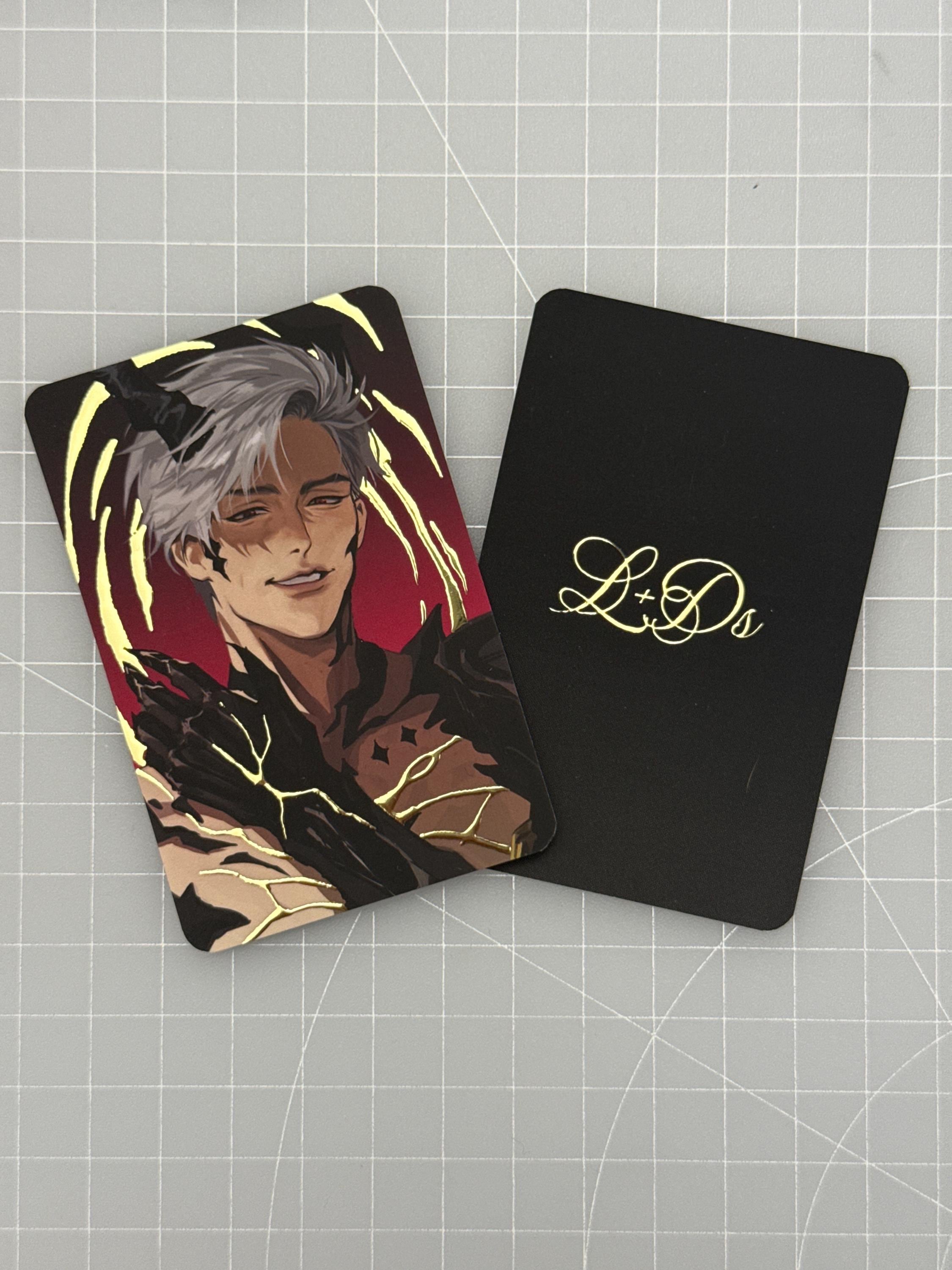 Love and Deepspace Myth Gold Foil Soft Touch Photocards - Etsy