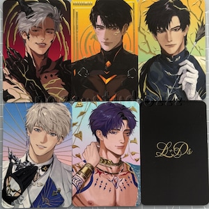 Love and Deepspace Myth Gold Foil Soft Touch Photocards