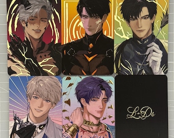 Love and Deepspace Myth Gold Foil Soft Touch Photocards