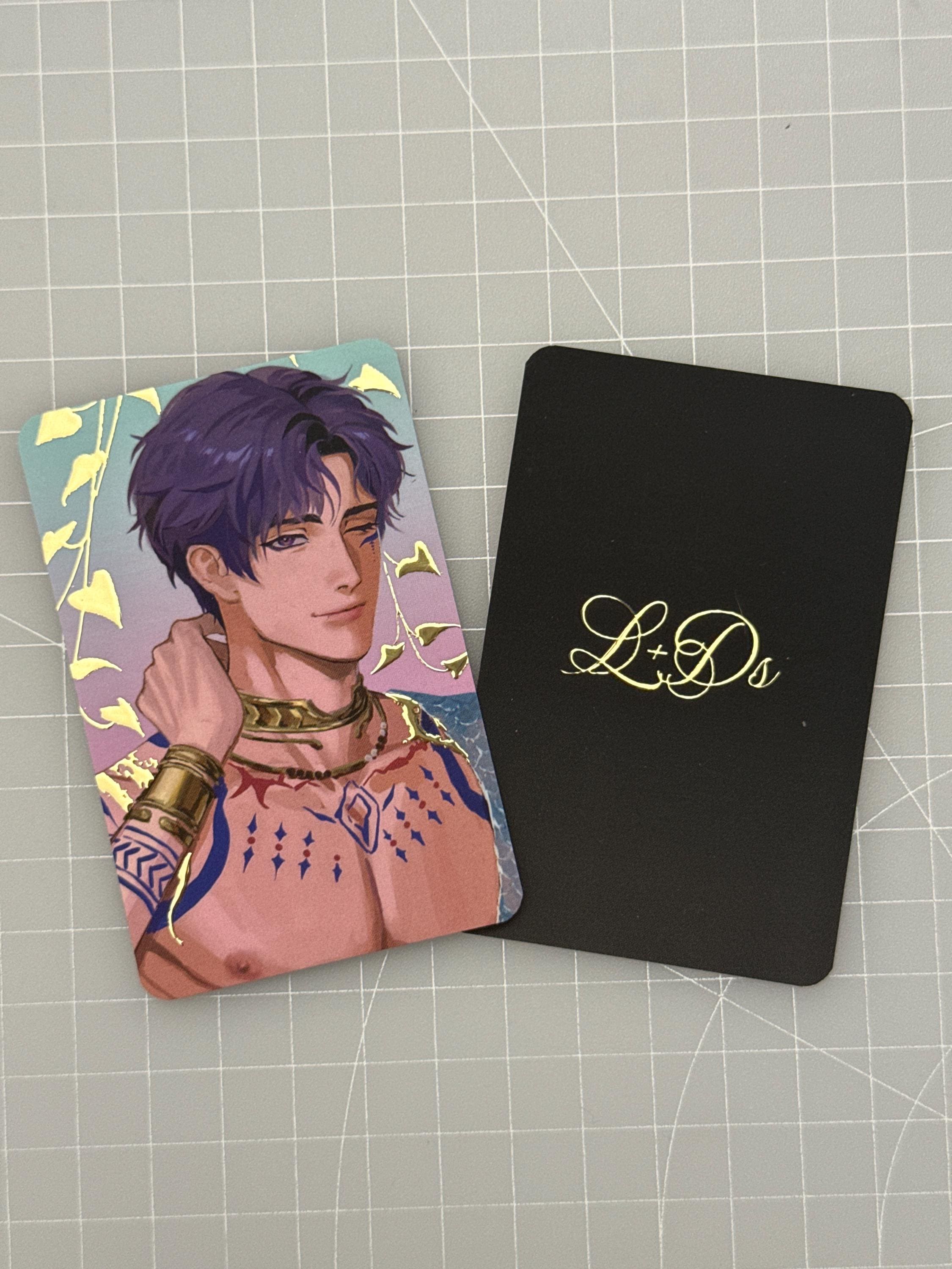 Love and Deepspace Myth Gold Foil Soft Touch Photocards - Etsy
