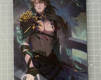 Love and Deepspace Caleb 3rd Myth UV Foil Holo Postcard