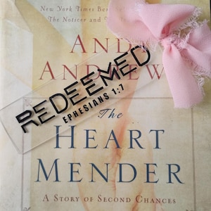 Redeemed Christian Acrylic Ribbon Bookmark: Gift for Book Lovers