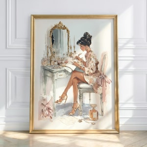 Woman Dressing Room Art - Etsy