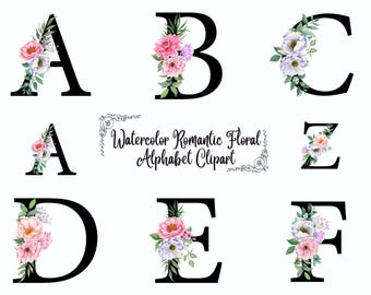 Watercolor Alphabet Clipart, Black Watercolor Alphabet Set, Black Watercolor Initial Letters, Black Alphabet With Numbers Png, Alphabet Png