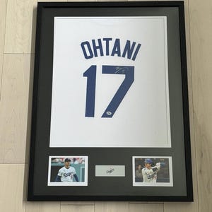 Shohei Ohtani Signed Jersey Framed Autographed W/ COA Los Angeles Dodgers White
