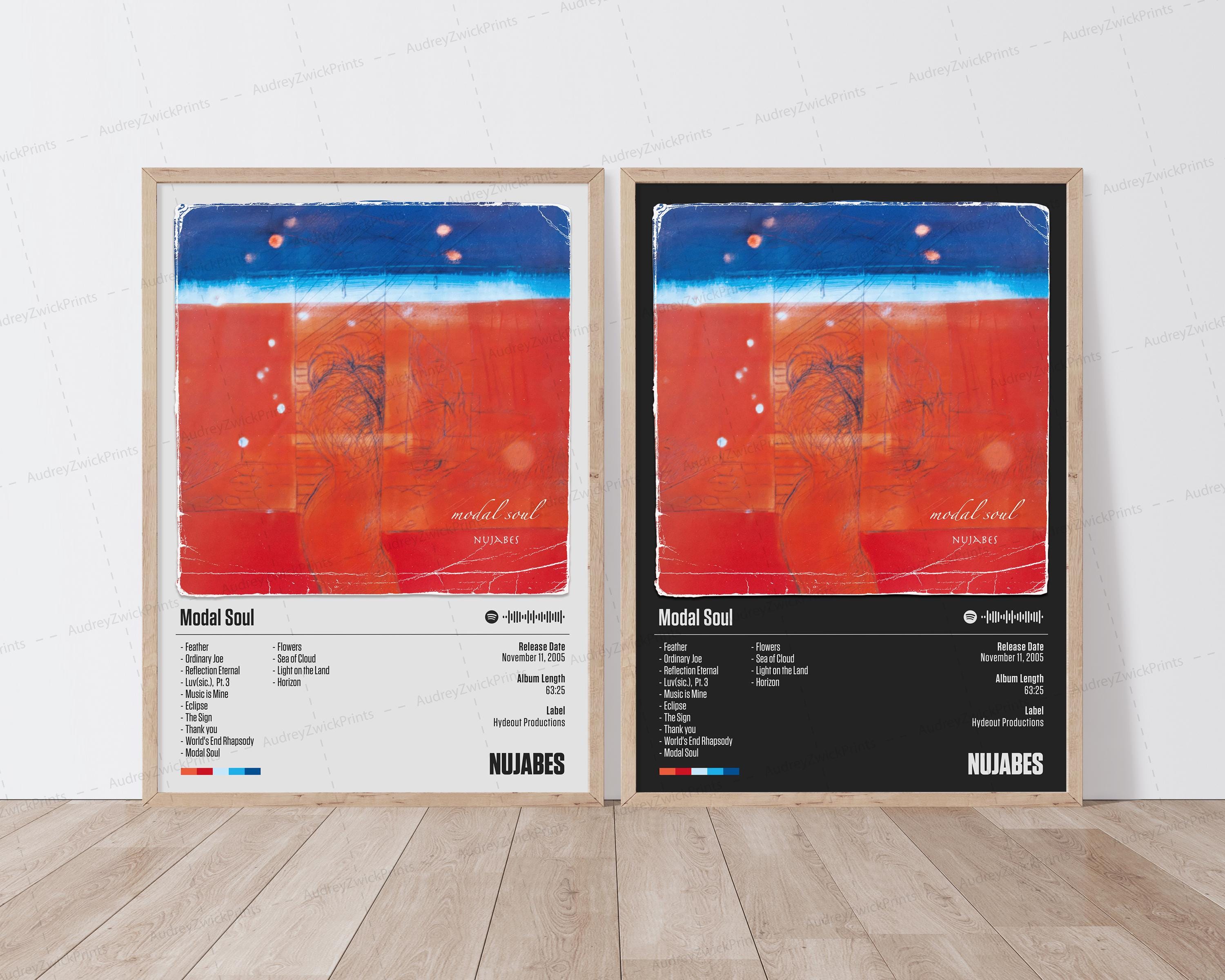 【額付50cm×50cmポスター】Nujabes modal soul Nujabes Modal Soul