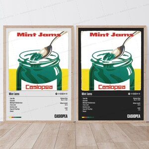 Poster Casiopea / Poster Mint Jams / Poster musicale / Poster copertina album / Poster tracklist / Casiopea
