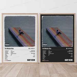 Poster di Baby Keem / Poster di The Melodic Blue / Poster musicale / Poster della copertina dell'album / Poster della tracklist / Baby Keem