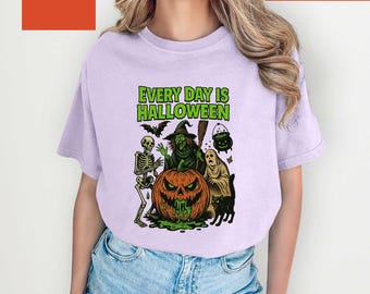 Everyday Is Halloween T-Shirt, Halloween Horror Characters Shirt, Halloween Shirt, Spooky Halloween Sweatshirt, Spooky Season T-Shirt