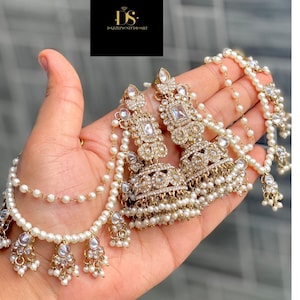 Beautiful Bahubali Shara Jhumka, Bollywood Style Earrings, Traditional Jewelry, Earrings for Women,  Ethnic Jewelry, Festive Gift,