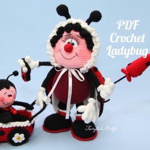 Nyckelpiga Virkmönster - Amigurumi PDF