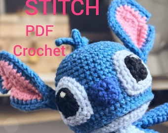 Stitch Crochet Pattern PDF, Amigurumi Toy