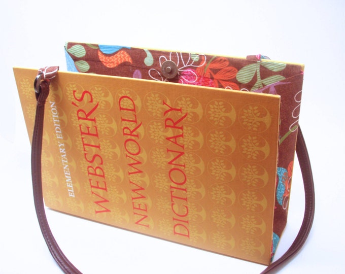 Book Purse Made From sters New World Dictionary With Modern Etsy
