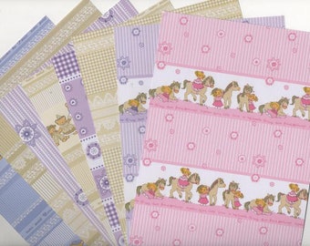 125 - Set of paper deco birthstone for daughter