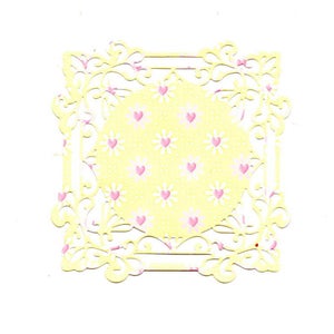 247 - Une  découpe dentelle pour vos cartes ou scrapbooking