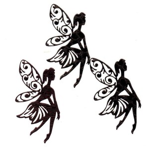 248 - Lot de 3 découpes elfes pour décorer vos cartes ou scrapbooking