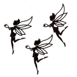 249 - Lot de 3 découpes elfes pour décorer vos cartes ou scrapbooking