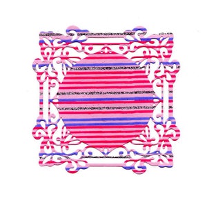 248 - Une  découpe dentelle pour vos cartes ou scrapbooking